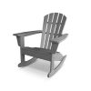 Palm Coast Adirondack Rocking Chair in Slate Gray
