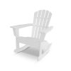 Palm Coast Adirondack Rocking Chair in White
