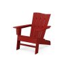 The Wave Chair Left in Crimson Red