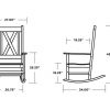 Braxton Porch Rocking Chair Dimensions