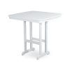 Nautical 44" Bar Table in White