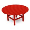Round 38" Conversation Table in Sunset Red