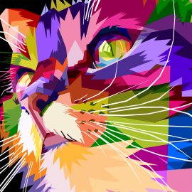 Rainbow Kitty Peapod Puzzle