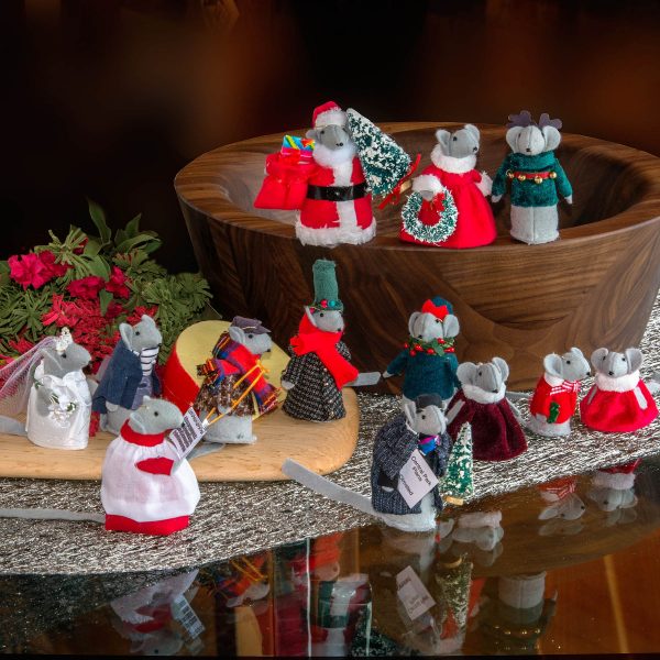 Felt Mice Ornaments