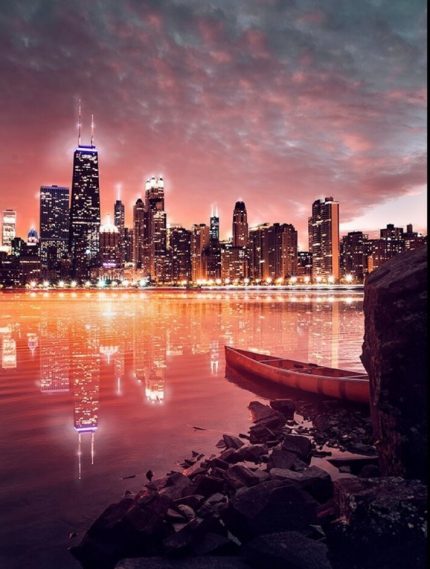 Lonely Boat Wooden Jigsaw Puzzle by Another Chicago
