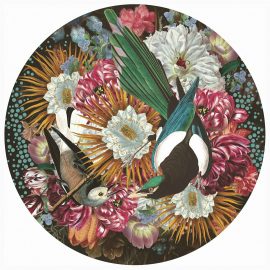 Magpie Wooden Jigsaw Puzzle by Alexandra Gallagher