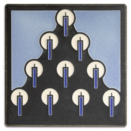 6x6 Tannenbaum Tile in Blue