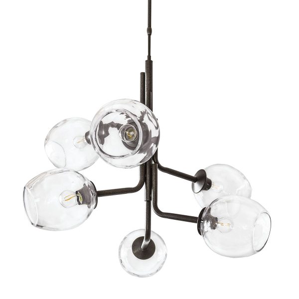 Caledonia Chandelier With 6 Globes Sawbridge Studios