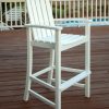 Classic Adirondack Bar Chair in White