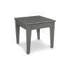 Newport 18in Side Table in Slate Gray