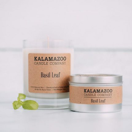 Kalamazoo Basil Leaf Soy Candle