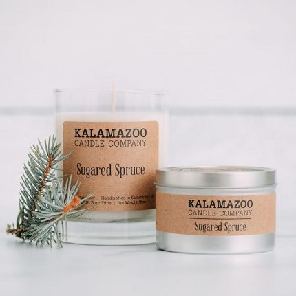 Kalamazoo Sugared Spruce Soy Candles