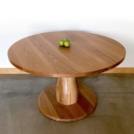Purity Round Table with pillar base