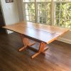 Trestle Table with bowtie joint