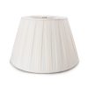 Pleated Linen Pembroke Lampshade 14in