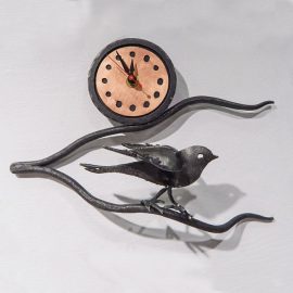 Bird on a Twig Wall Clock