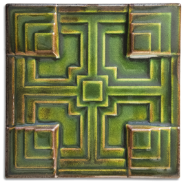 Storer House Tile in Emerald
