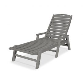 Polywood Nautical Chaise in Gray