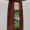 Arts & Crafts 4x8 Tile Clock in Craftsman Oak