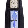 Arts & Crafts 4x8 Tile Clock in Slate Stained Oak