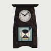 Arts & Crafts Tile Shelf Clock in Slate Stained Oak
