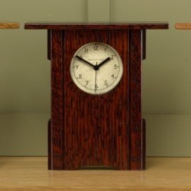 Greene & Greene Mantel Clock in Craftsman Oak