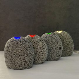Beach Stone Accent Lamps
