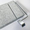 Granite Slab with Silver Cheese Slicer detail