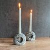 Lit Silhouette Candleholders