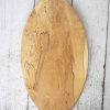 Spalted Maple Oval Cutting Board