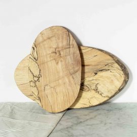 Spalted Oval Cutting Boards